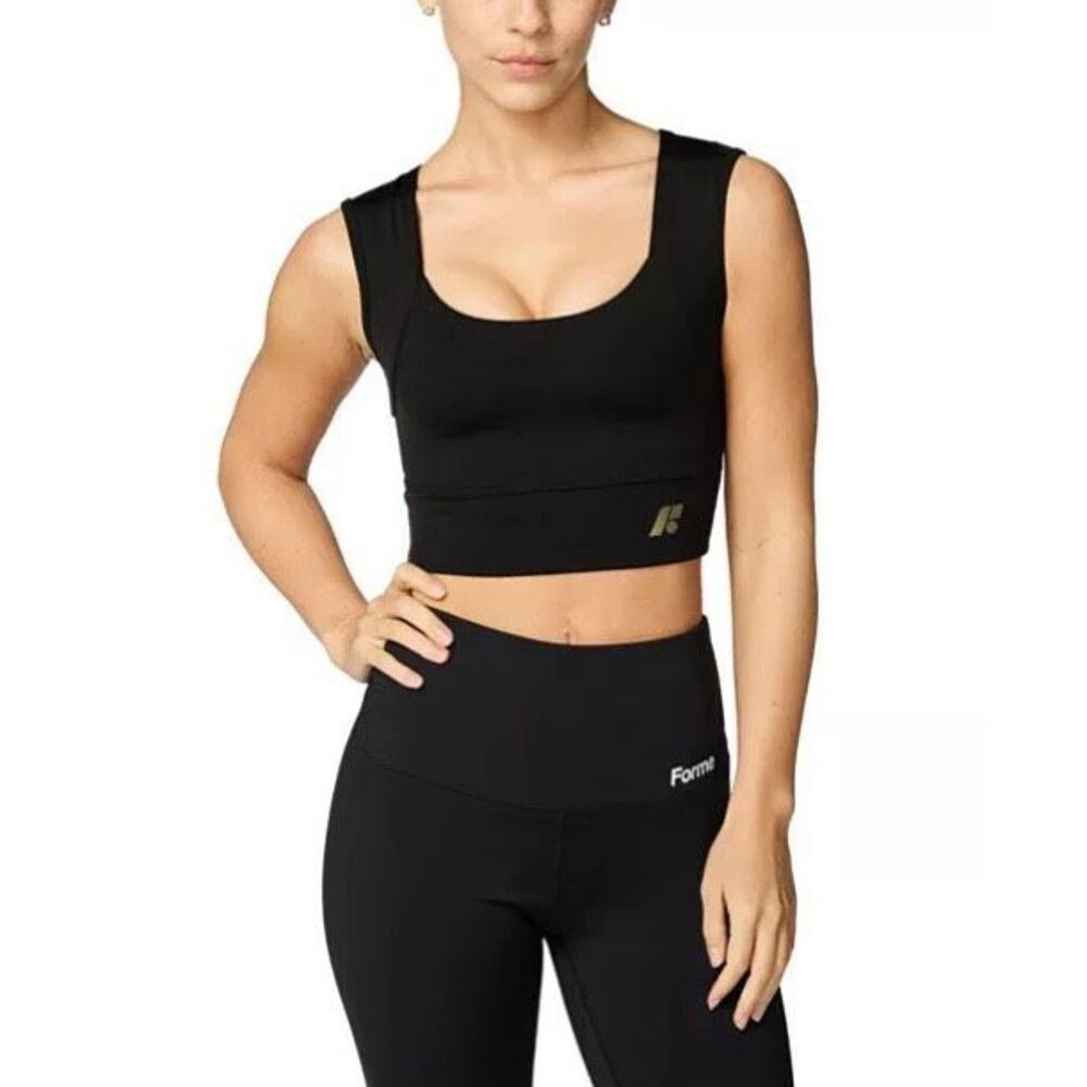 Forme Power Bra Posture Correcting Sports Bra Obsidian Black Size Small